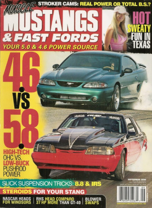 MUSCLE MUSTANGS & FAST FORDS 2006 SEPT - RHS 331 STROKER, 4.6 v s 5.8